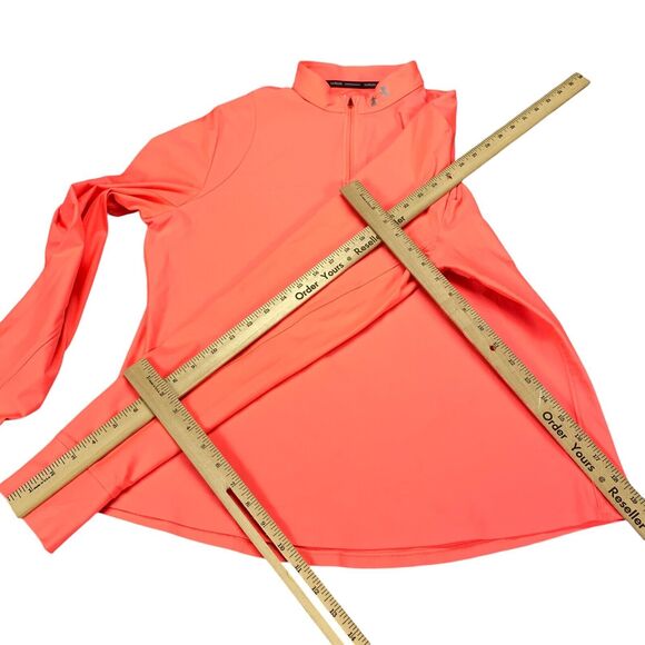 Under Armour Fitted Running Women's Long Sleeve Workout Shirt XL Quarter Zip - Picture 4 of 13